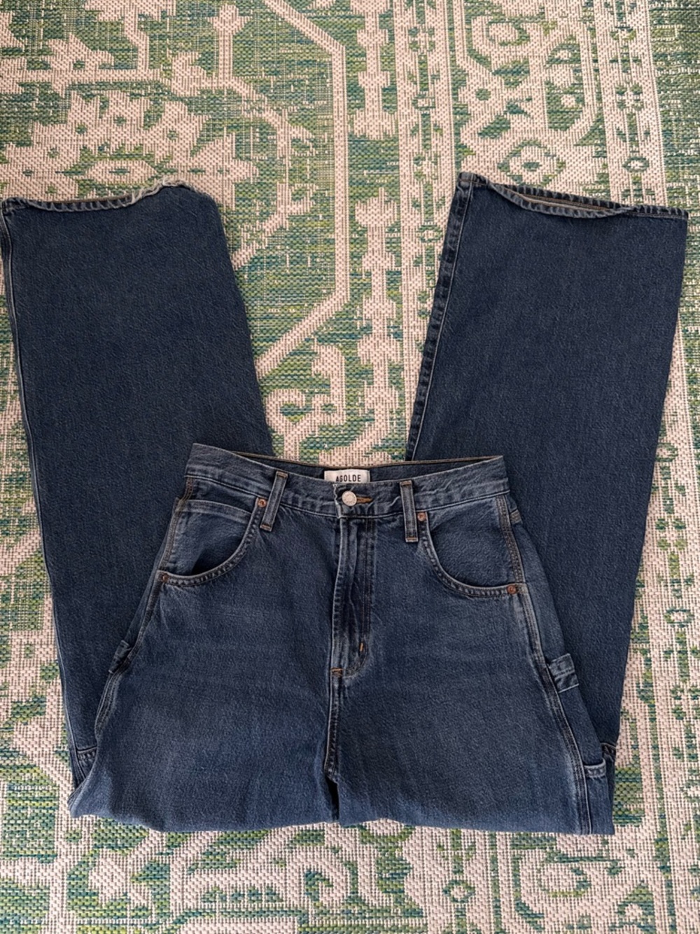 AGOLDE High Rise Straight Jean